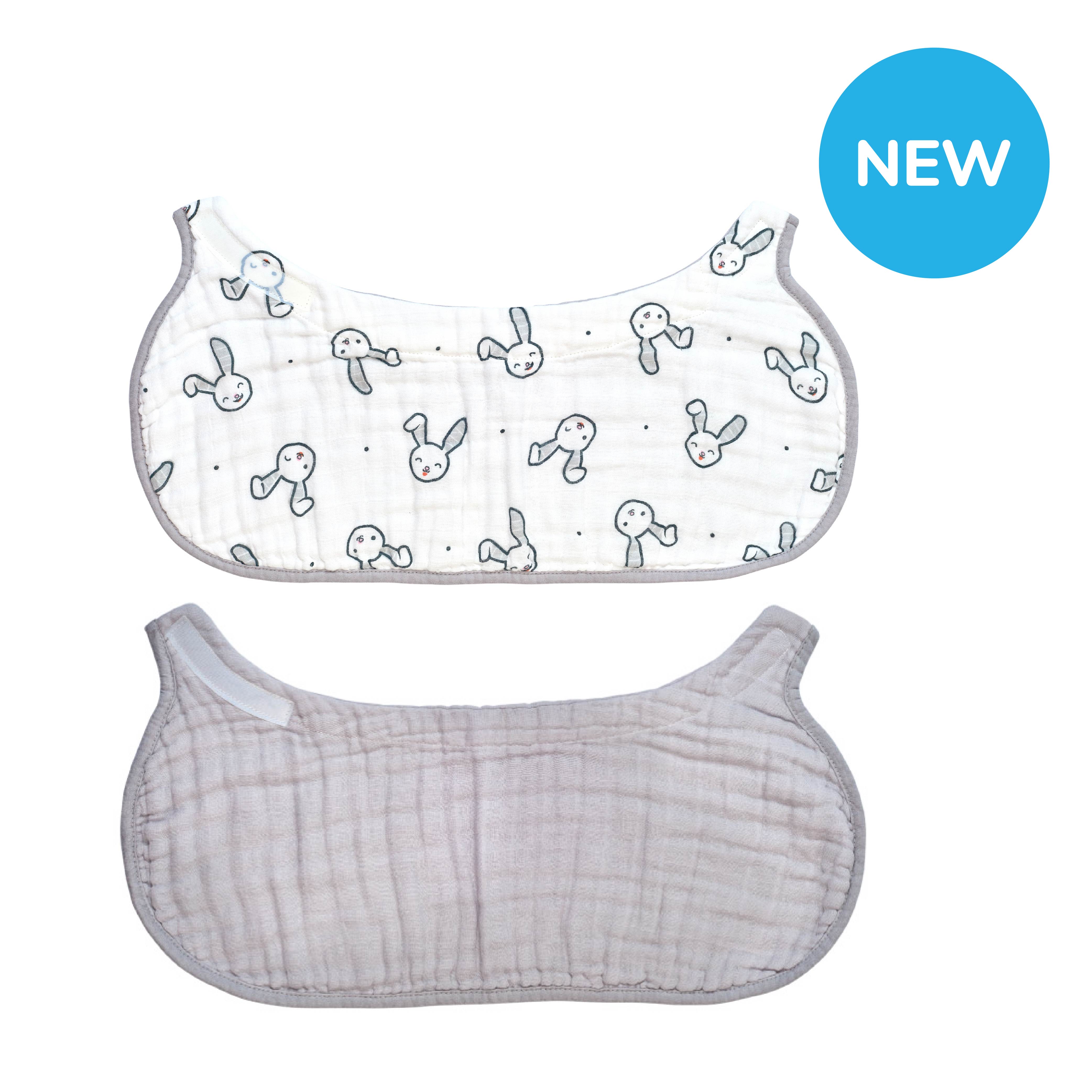 Image of 2-in-1 Non-Slip Burp Cloth and Bib