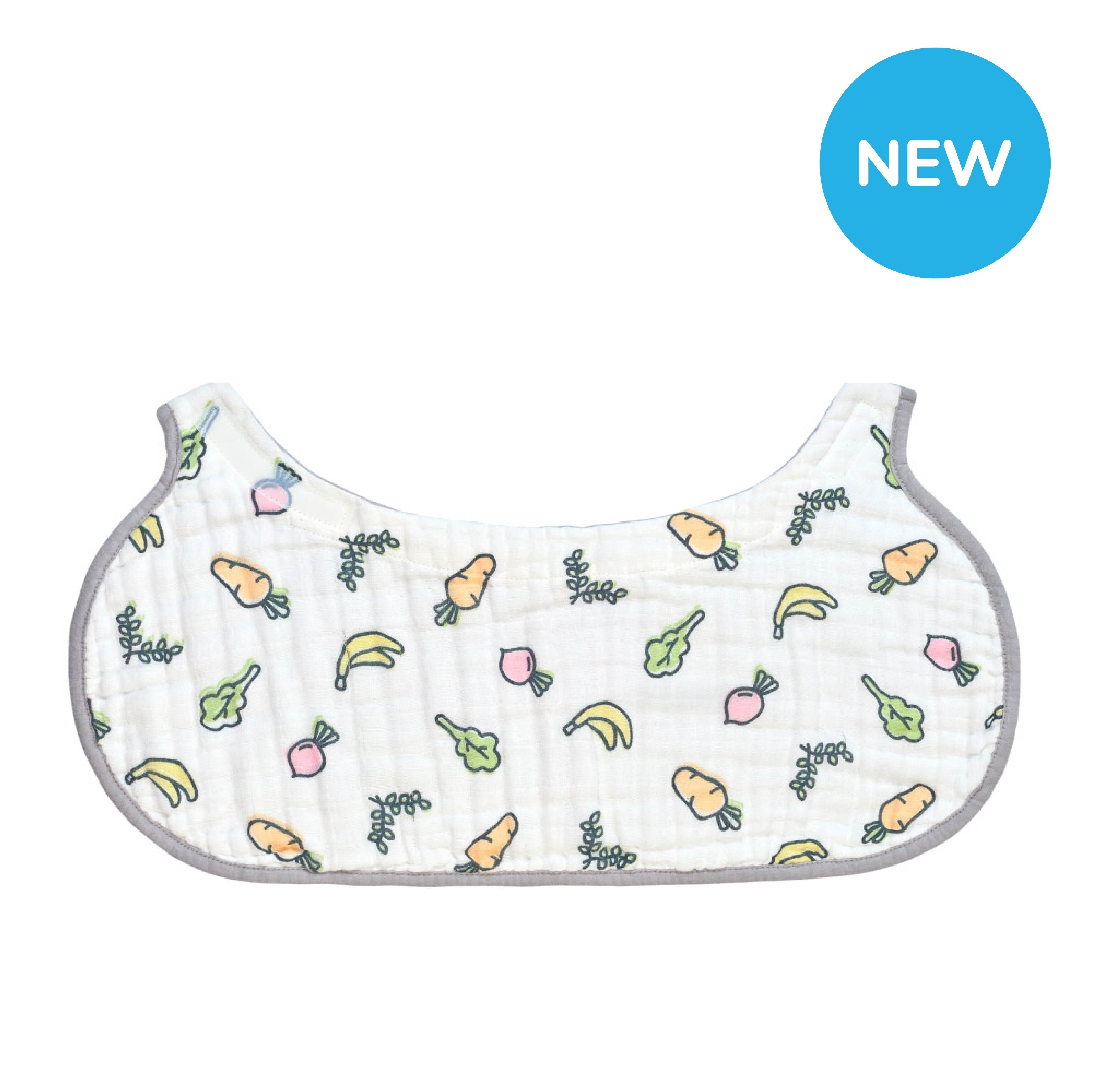 Image of 2-in-1 Non-Slip Burp Cloth and Bib