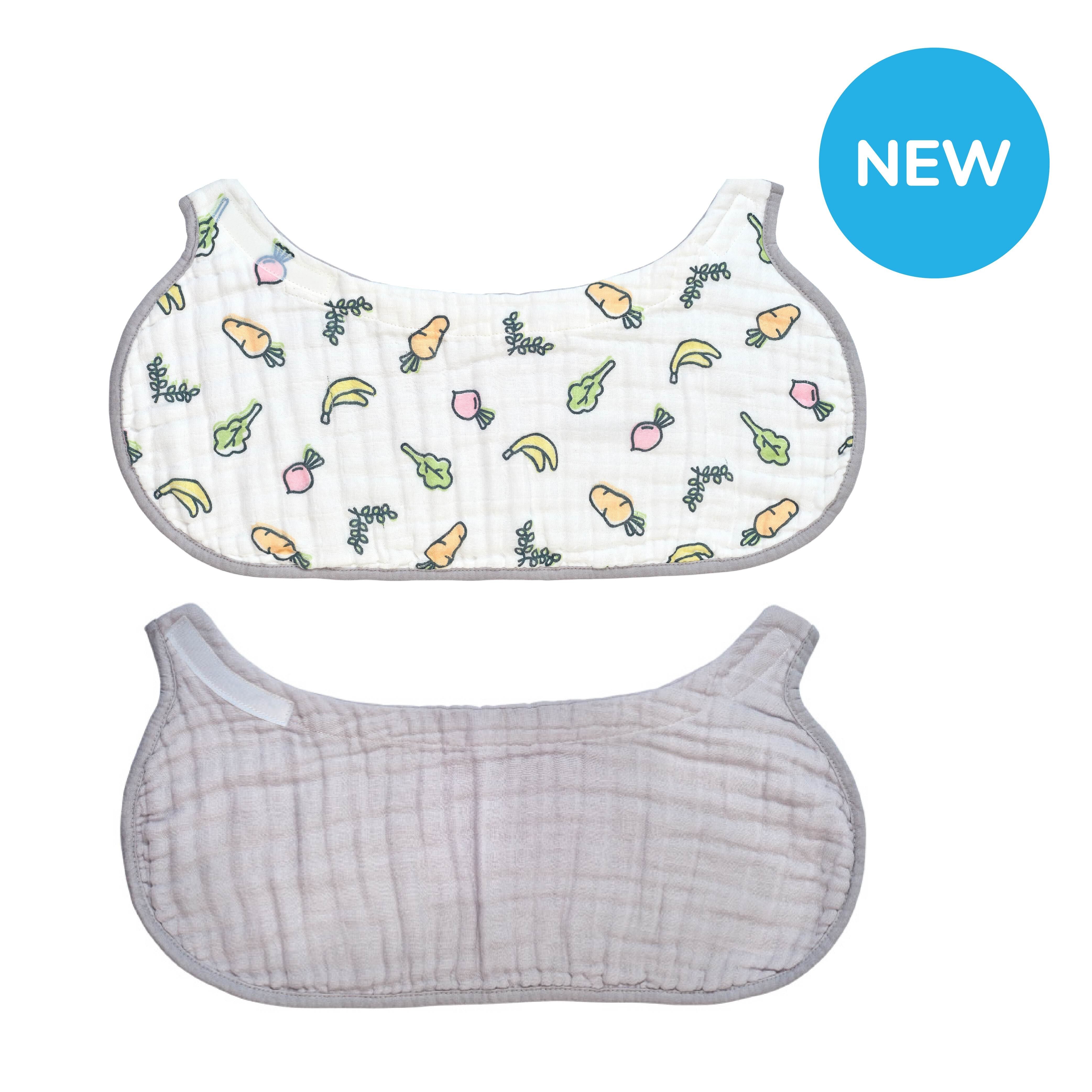 Image of 2-in-1 Non-Slip Burp Cloth and Bib
