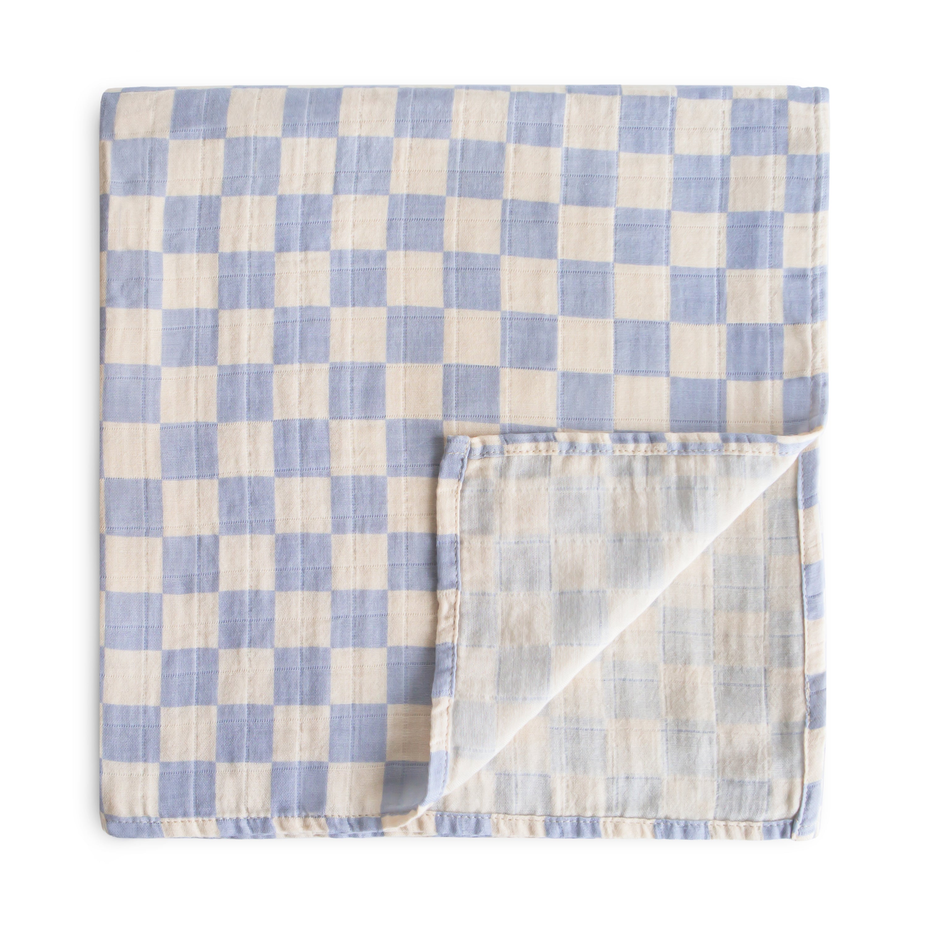 Image of Organic Cotton Muslin Swaddle Blanket