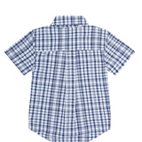 Blue Plaid Pima Cotton Shirt