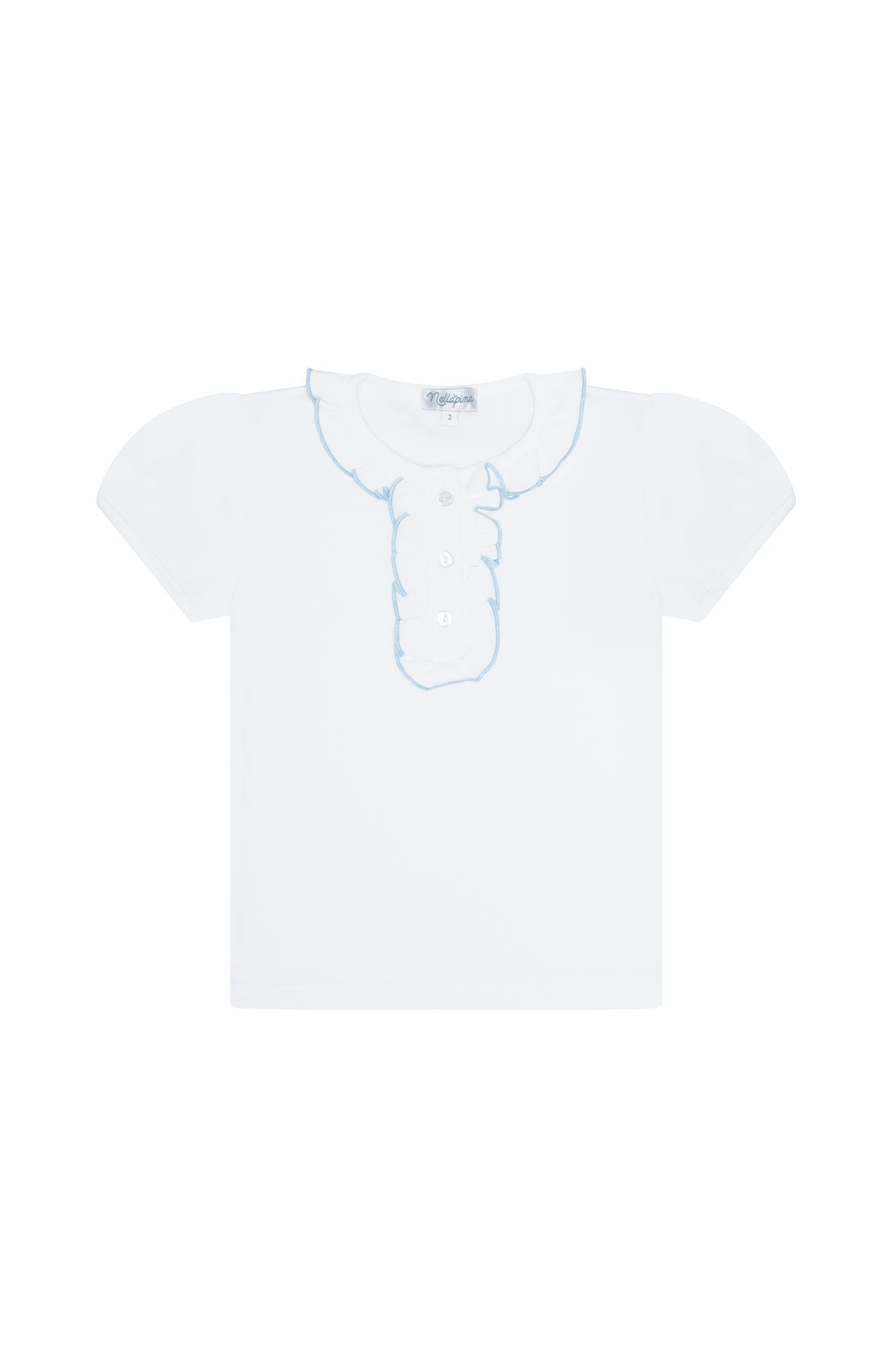 Image of Ruffle Short Sleeve Tee