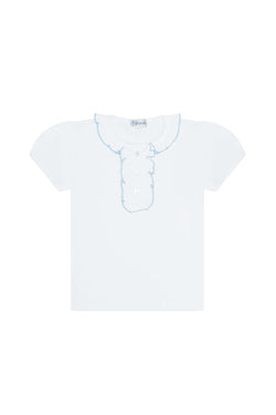 Image of Ruffle Short Sleeve Tee