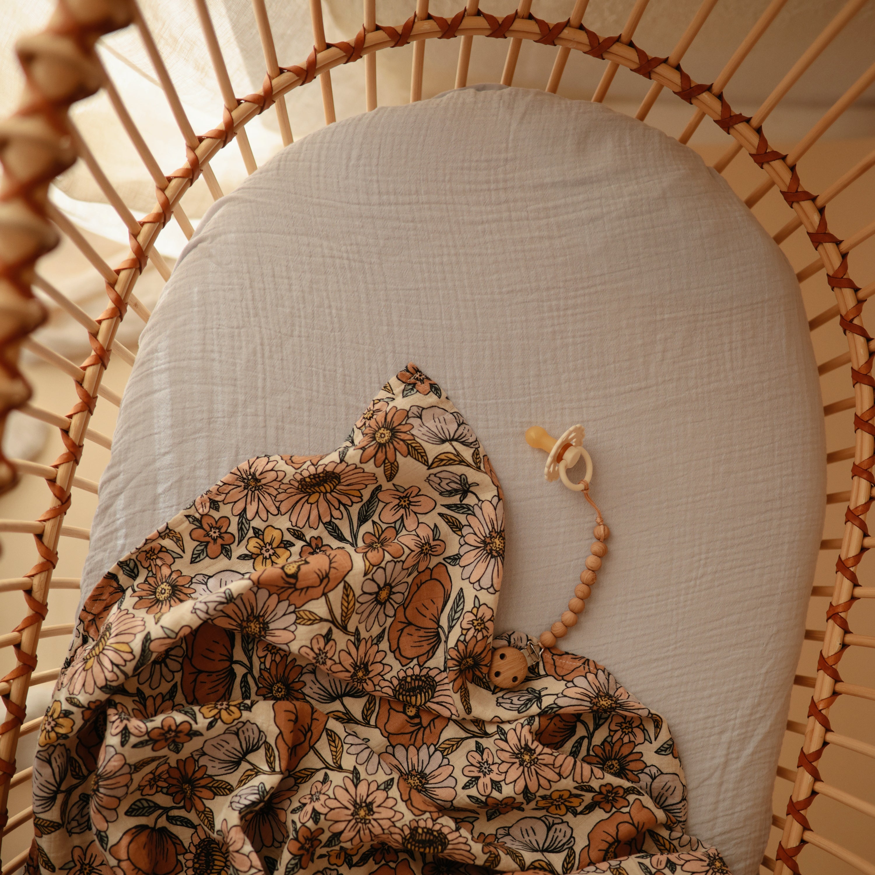 Image of Extra Soft Muslin Crib Sheet