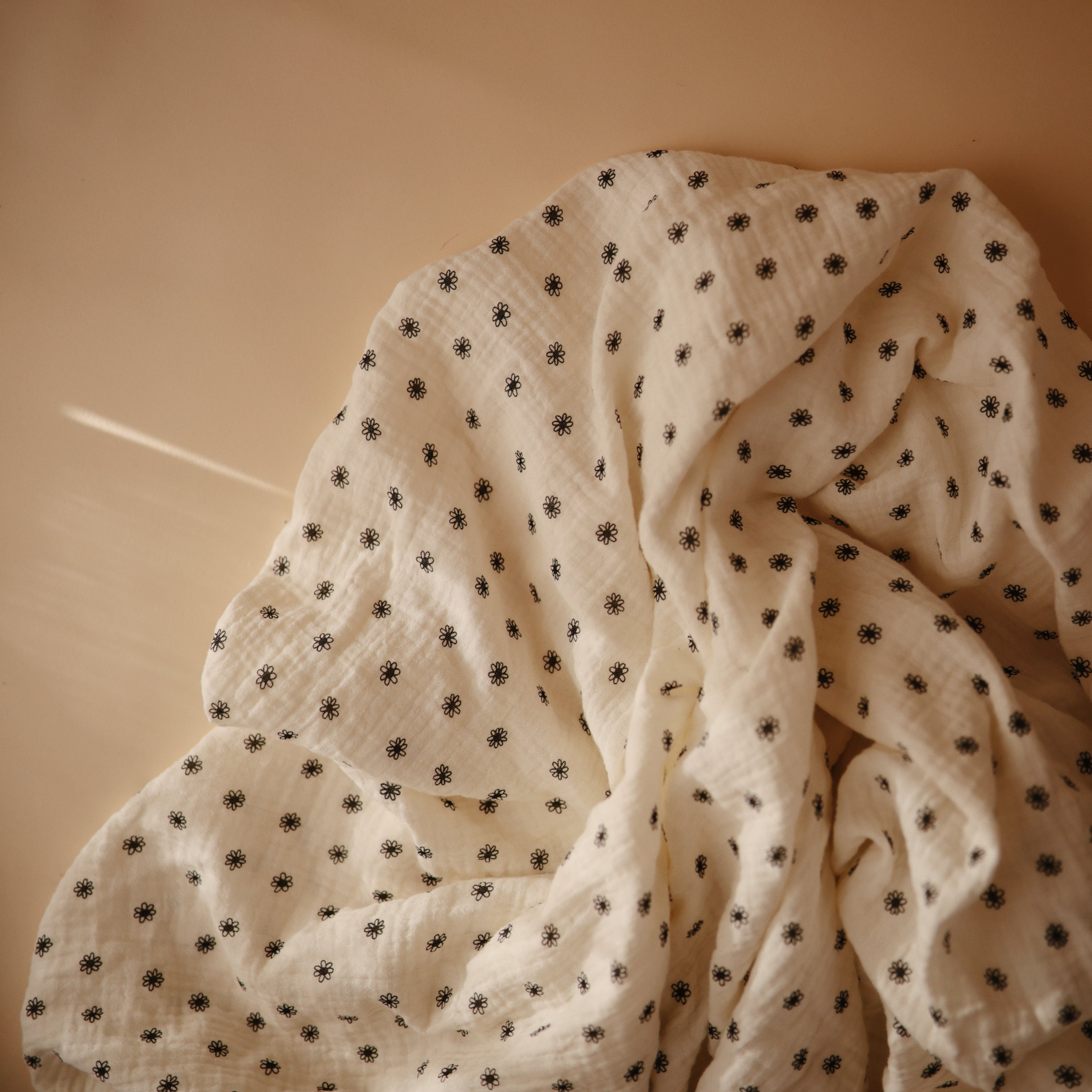 Image of Organic Cotton Muslin Swaddle Blanket