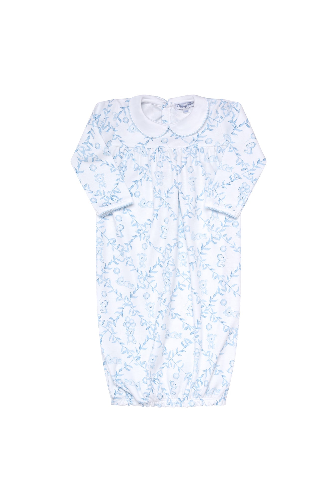 Image of Blue Bears Trellace Baby Gown 