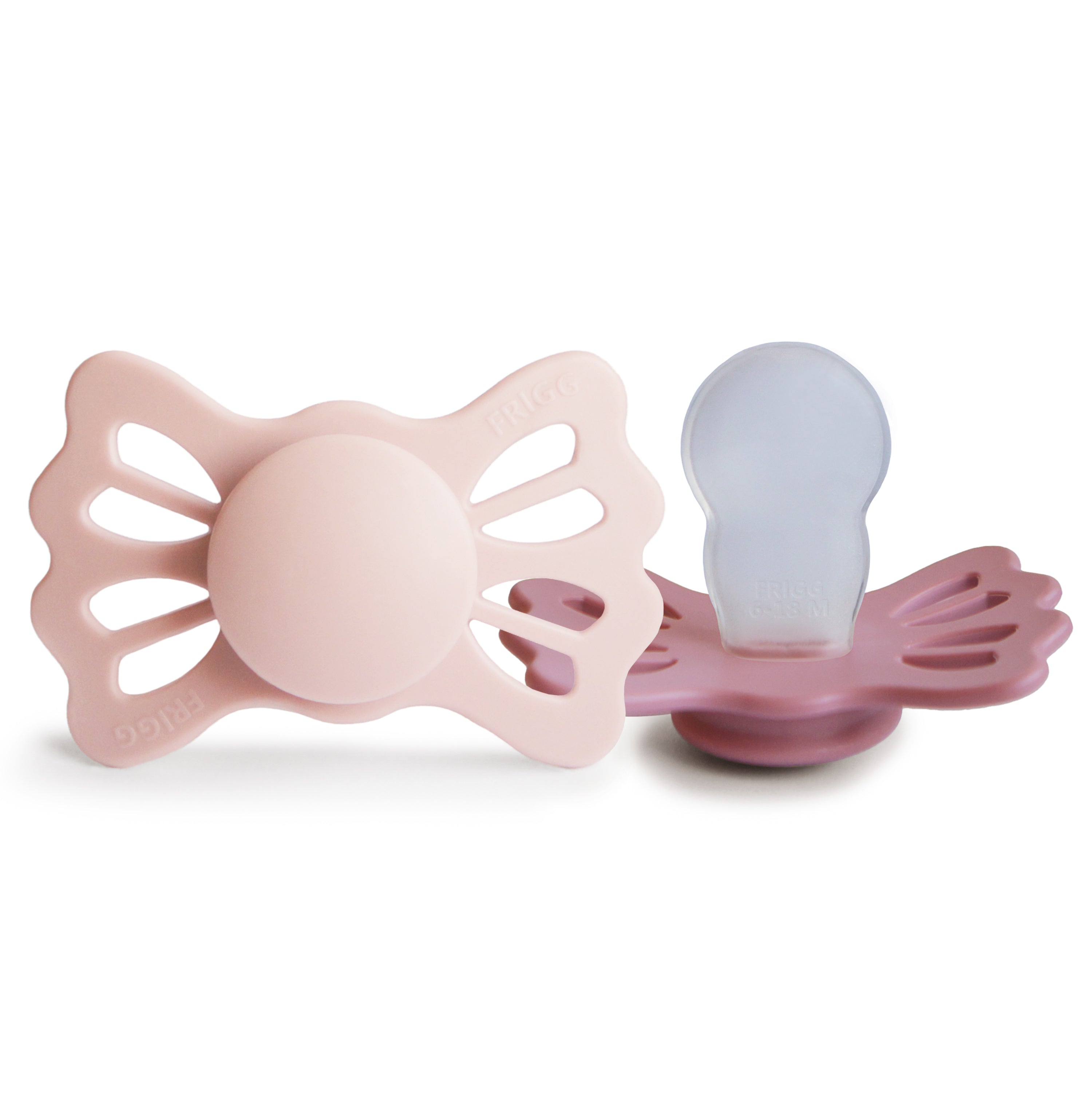 Image of FRIGG Lucky Symmetrical Silicone Pacifier 2-Pack (6-18 Months)