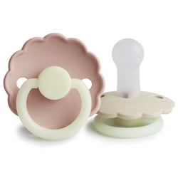 Image of FRIGG Daisy Night Silicone Pacifier 2-Pack