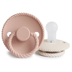 Image of FRIGG Rope Silicone Pacifier 2-Pack