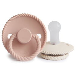 Image of FRIGG Rope Silicone Pacifier 2-Pack