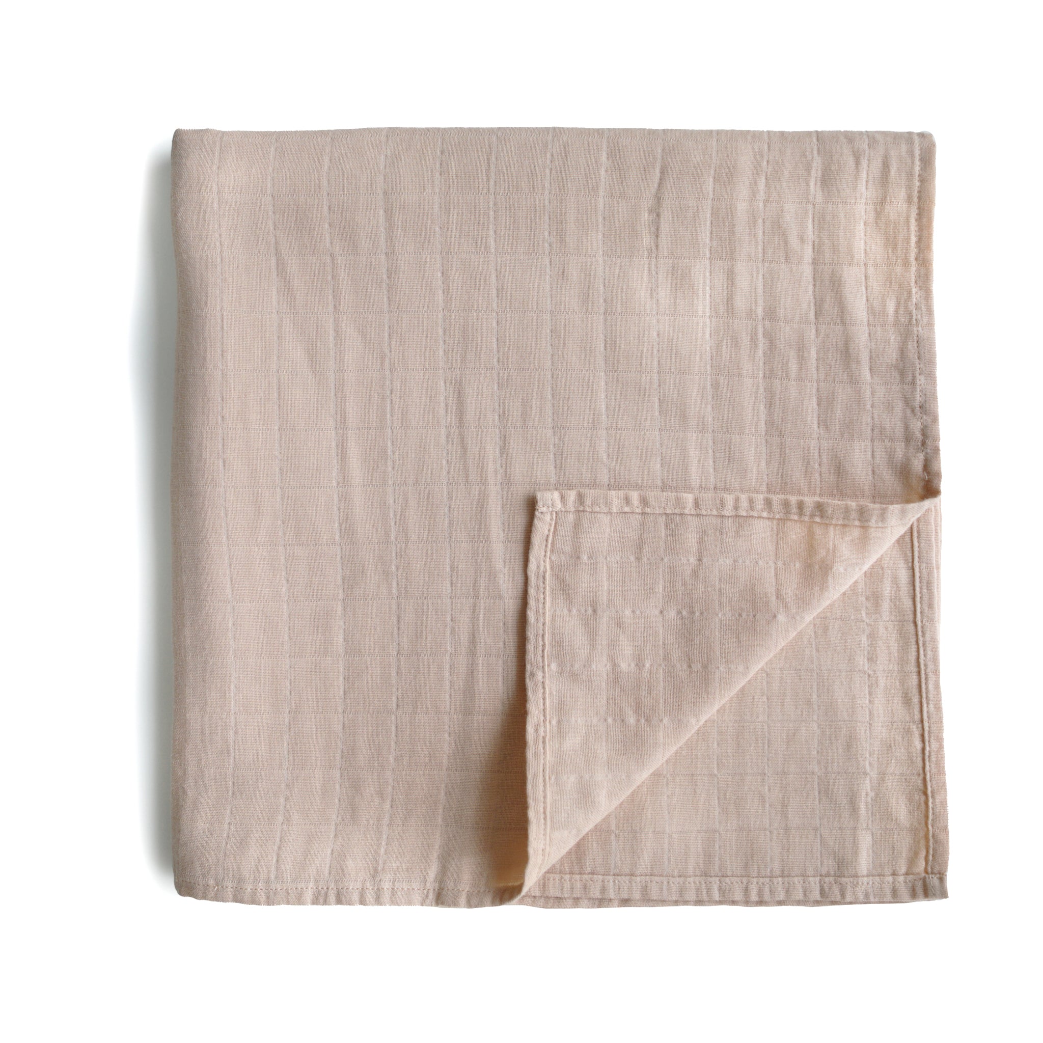 Image of Organic Cotton Muslin Swaddle Blanket