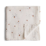 Organic Cotton Muslin Swaddle Blanket