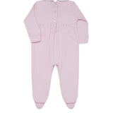 Bows Smocked Baby Girl Footie