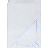 White Bubble Hooded Baby Towel