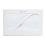 White Bubble Hooded Baby Towel