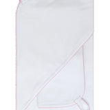 White Bubble Hooded Baby Towel