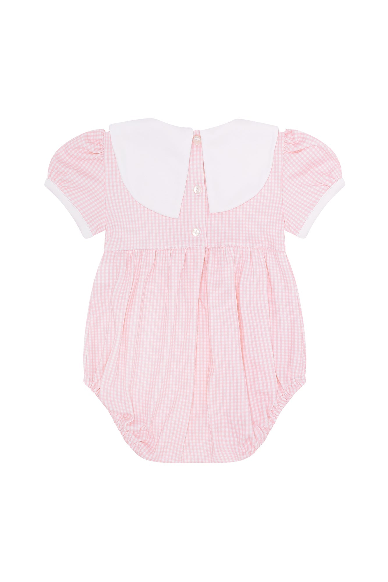 Image of Pink Gingham Baby Bubble