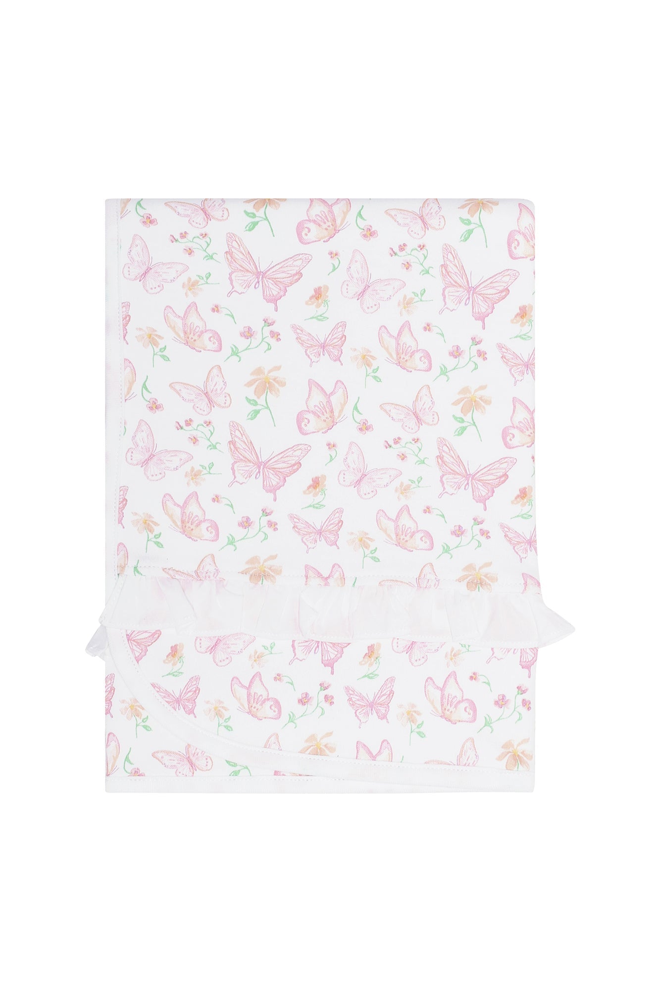 Nella Pima Butterflies Print Blanket
