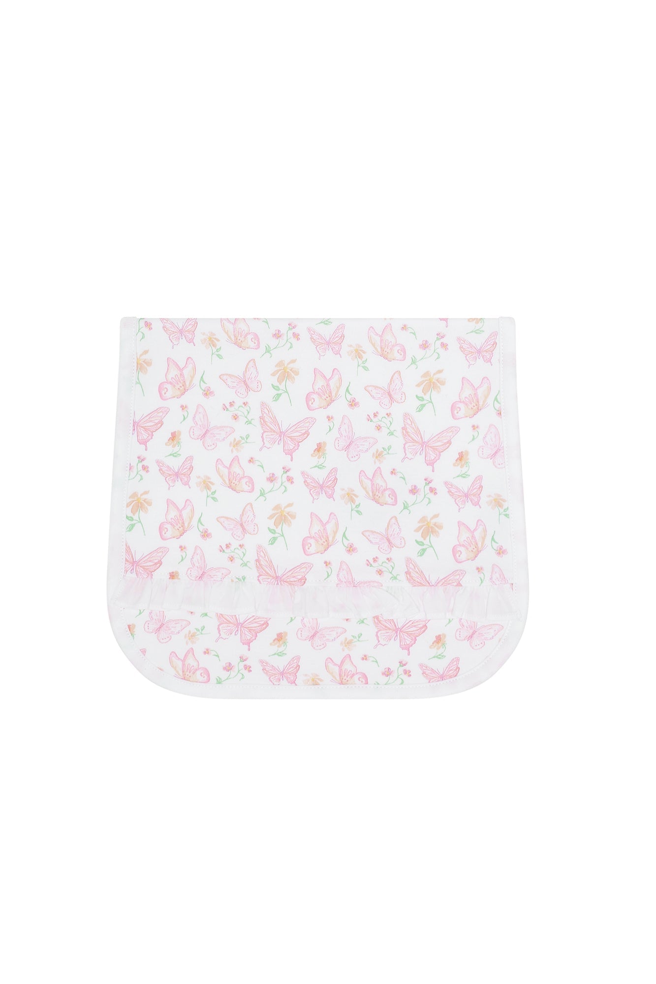 Nella Pima Butterflies Print Burp Cloth