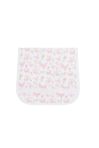 Nella Pima Butterflies Print Burp Cloth