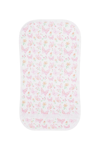 Nella Pima Butterflies Print Burp Cloth