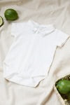 BODY ecru Pointed collar