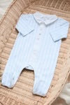 PAJAMAS Garda Sky blue Pointed collar