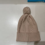 Beige Kids Winter Hat