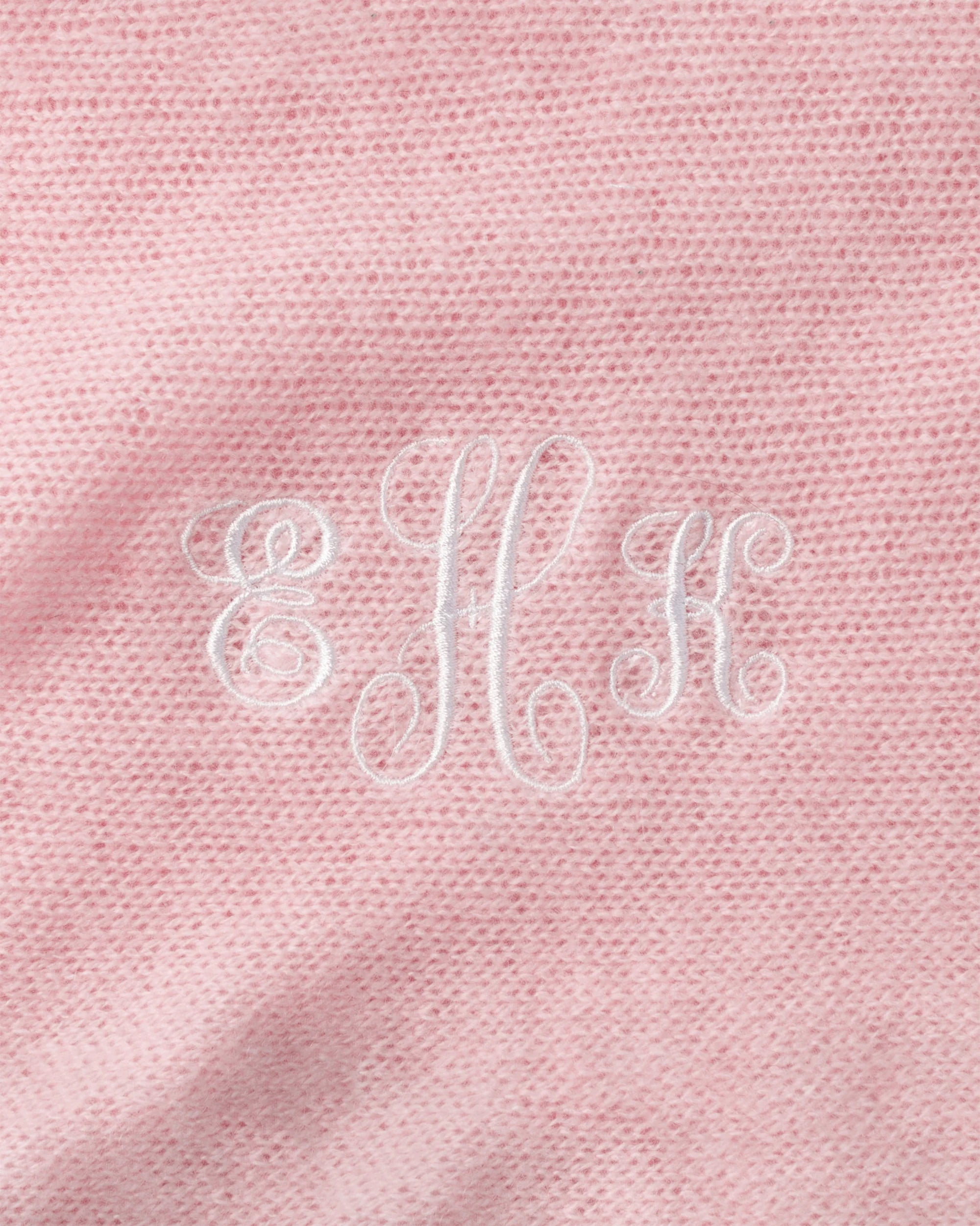 Image of Cashmere Baby Blanket in Rose