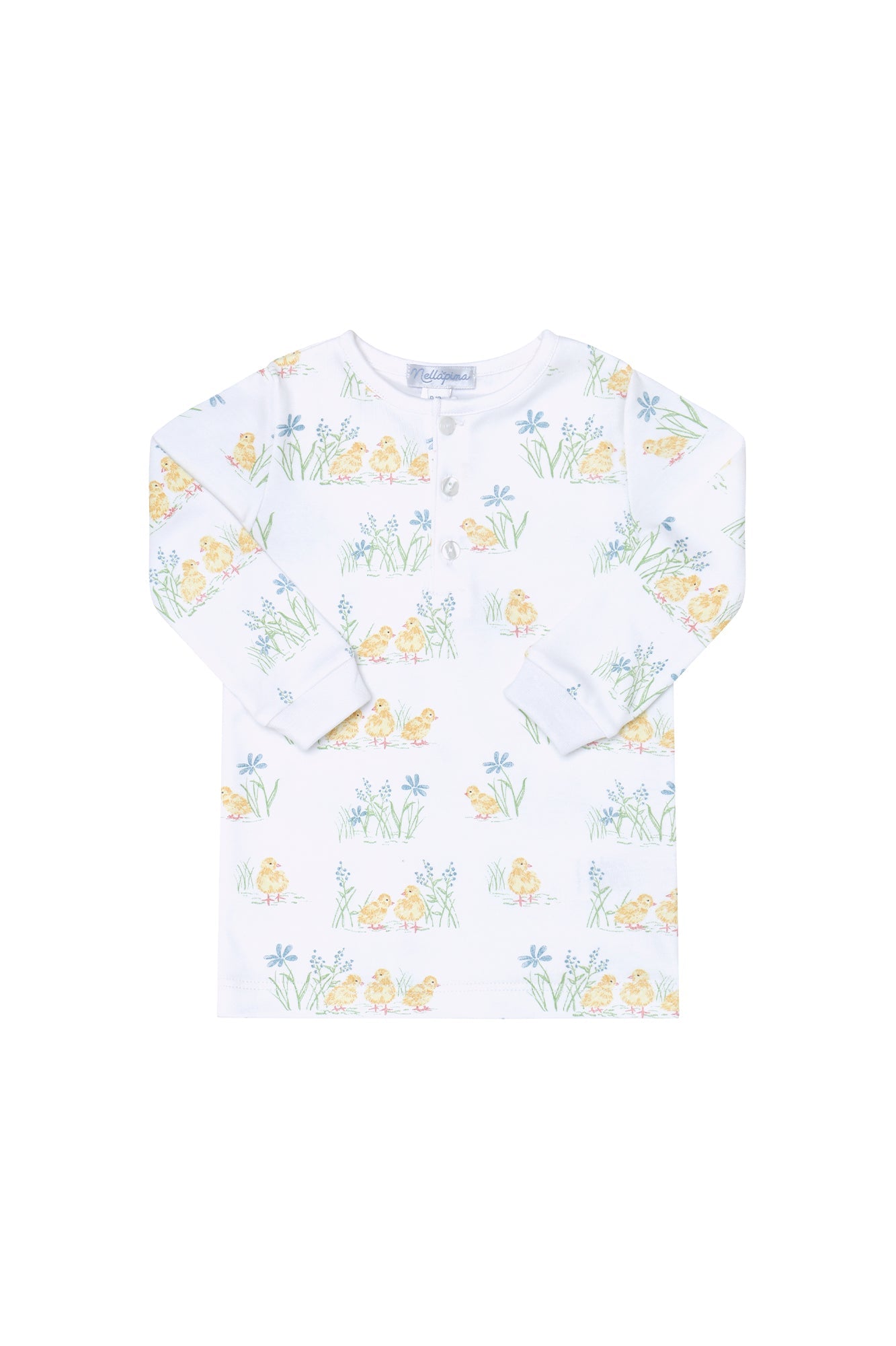 Image of Chicks Print Pajamas