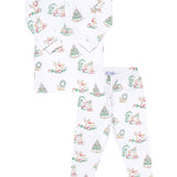 Boy Christmas Toile Pajama