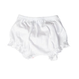 White Baby Bow Bloomer