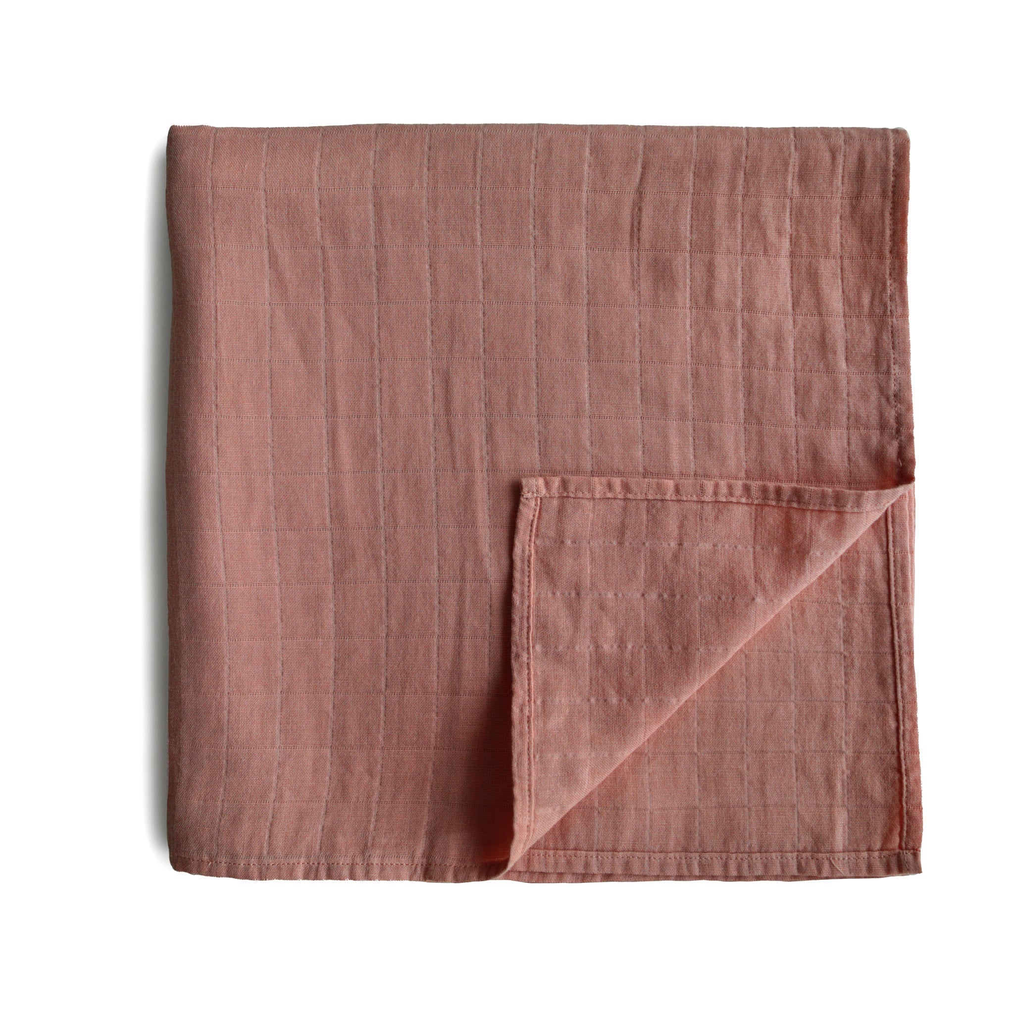Image of Organic Cotton Muslin Swaddle Blanket