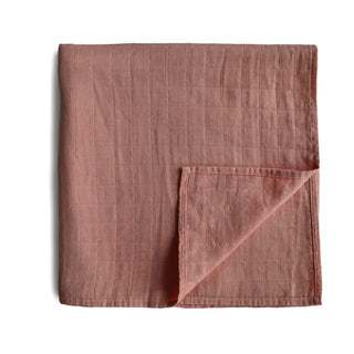 Organic Cotton Muslin Swaddle Blanket