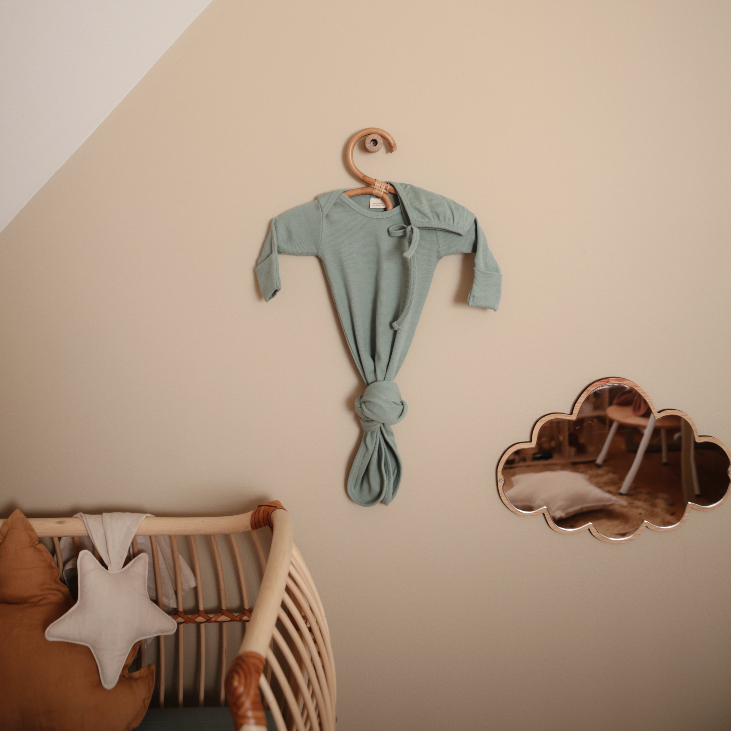 Image of Ribbed Baby Bonnet