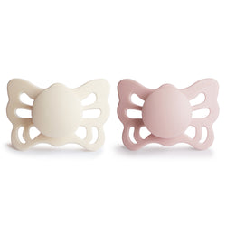 Image of FRIGG Butterfly Anatomical Silicone Pacifier 2-Pack (0-6 Months)