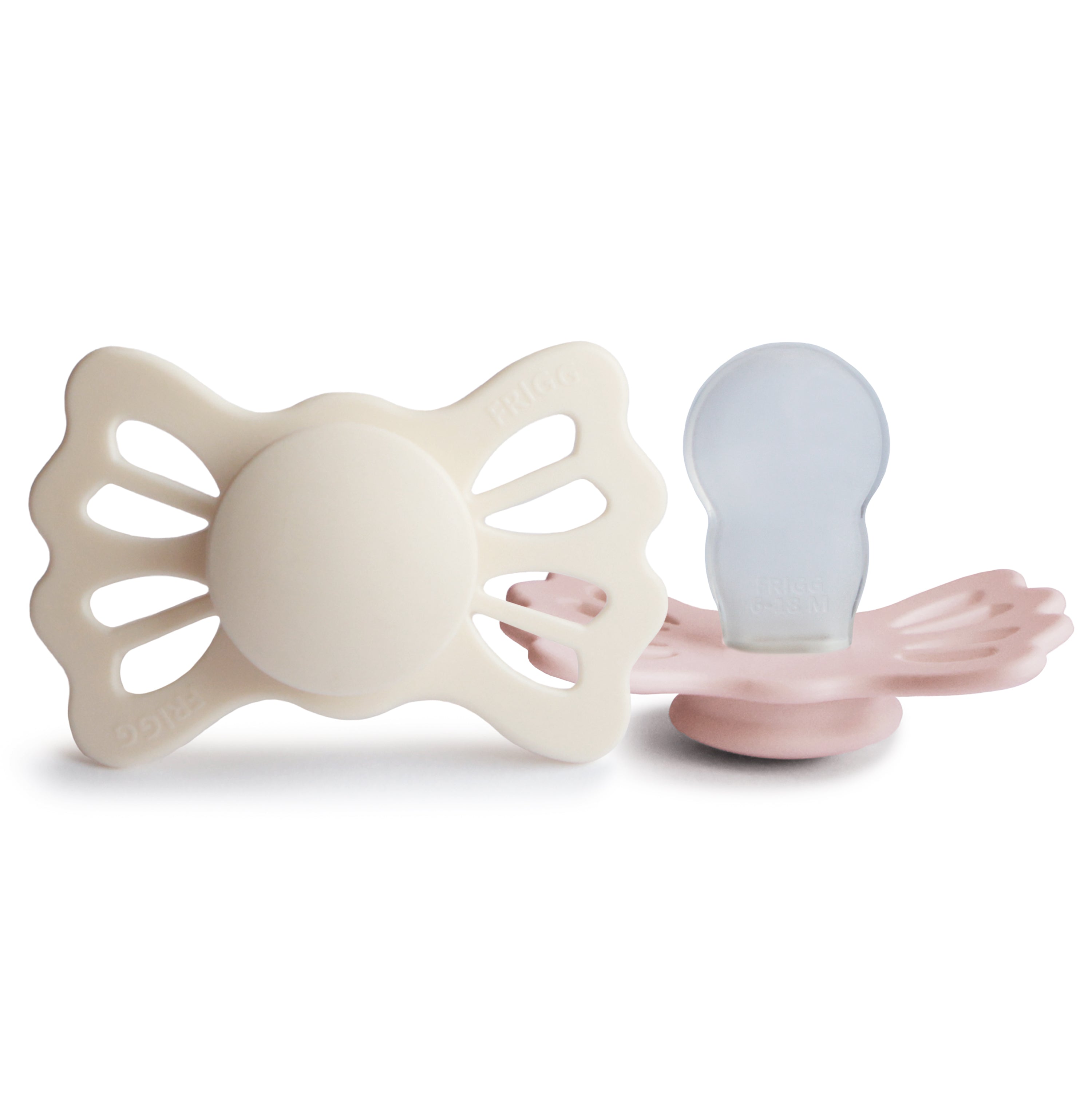 Image of FRIGG Lucky Symmetrical Silicone Pacifier 2-Pack (6-18 Months)