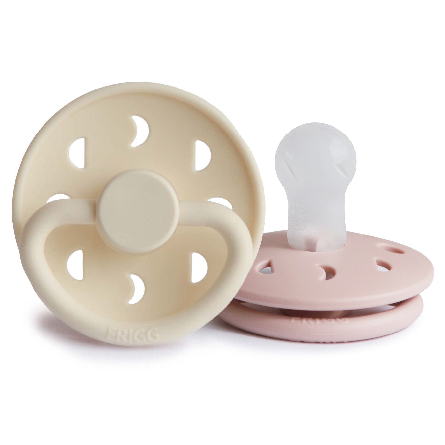Image of FRIGG Moon Silicone Pacifier 2-Pack