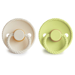 Image of FRIGG Rope Natural Rubber Pacifier 2-Pack