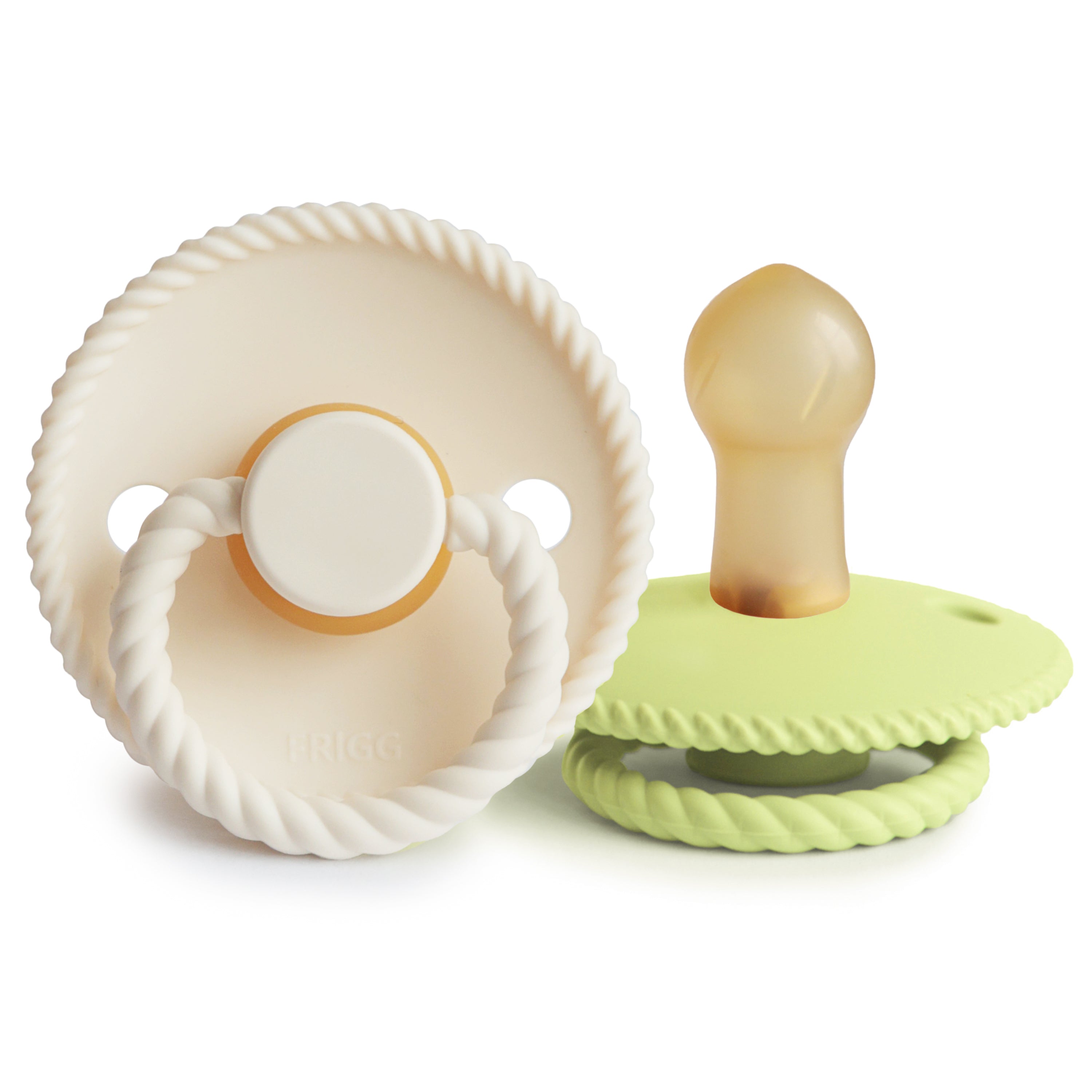 Image of FRIGG Rope Natural Rubber Pacifier 2-Pack