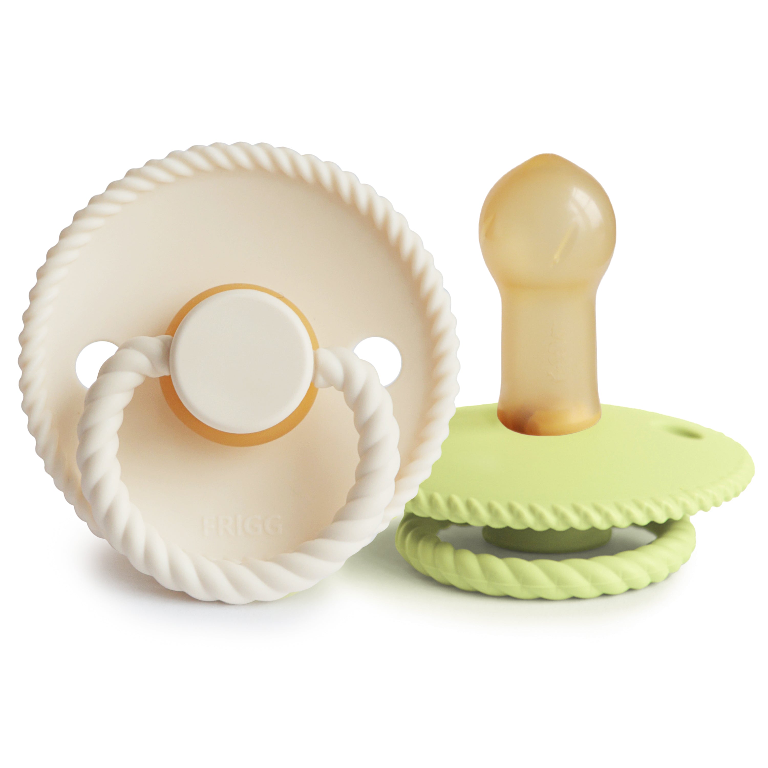Image of FRIGG Rope Natural Rubber Pacifier 2-Pack