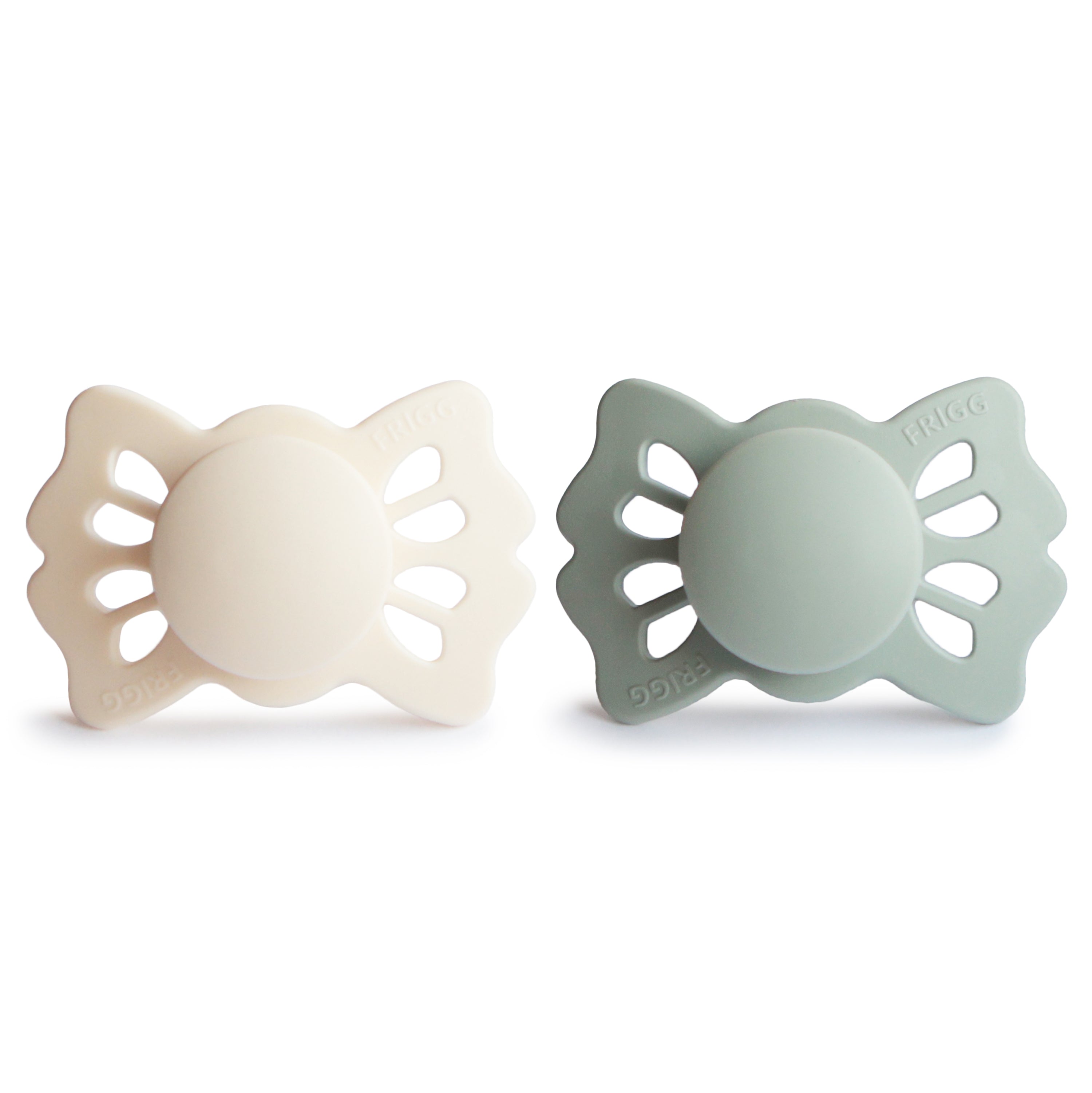 Image of FRIGG Lucky Symmetrical Silicone Pacifier 2-Pack (0-6 Months)