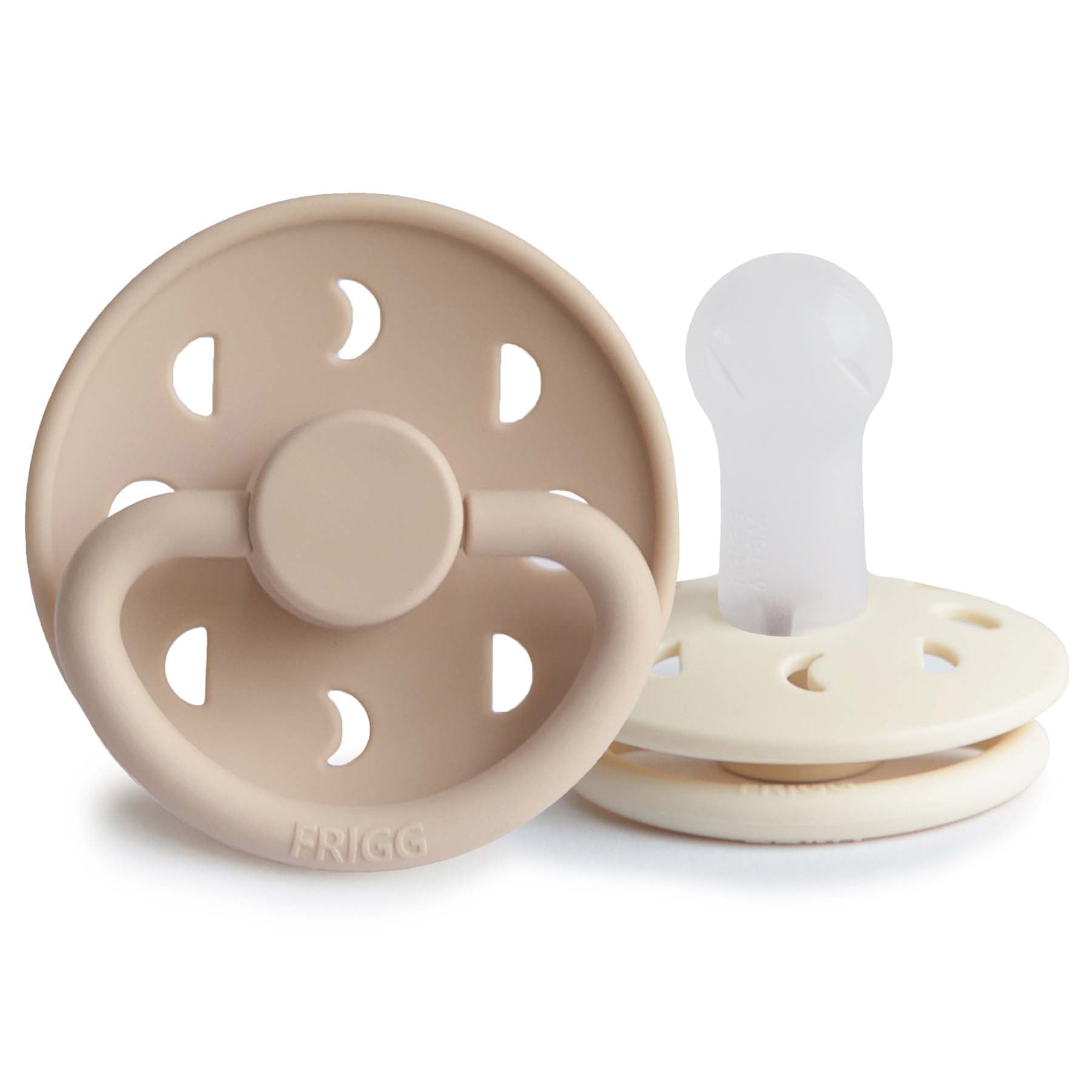Image of FRIGG Moon Silicone Pacifier 2-Pack