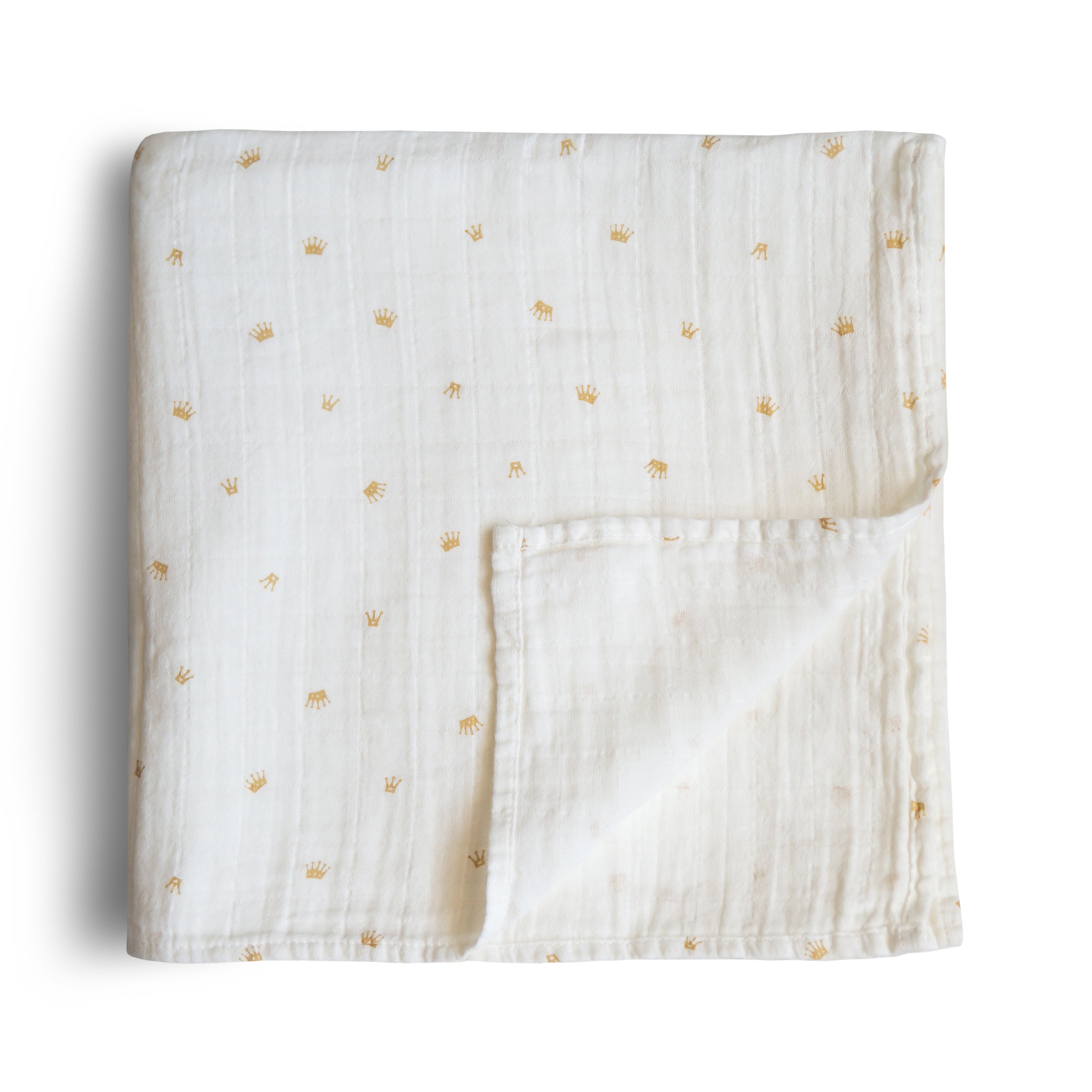 Image of Organic Cotton Muslin Swaddle Blanket