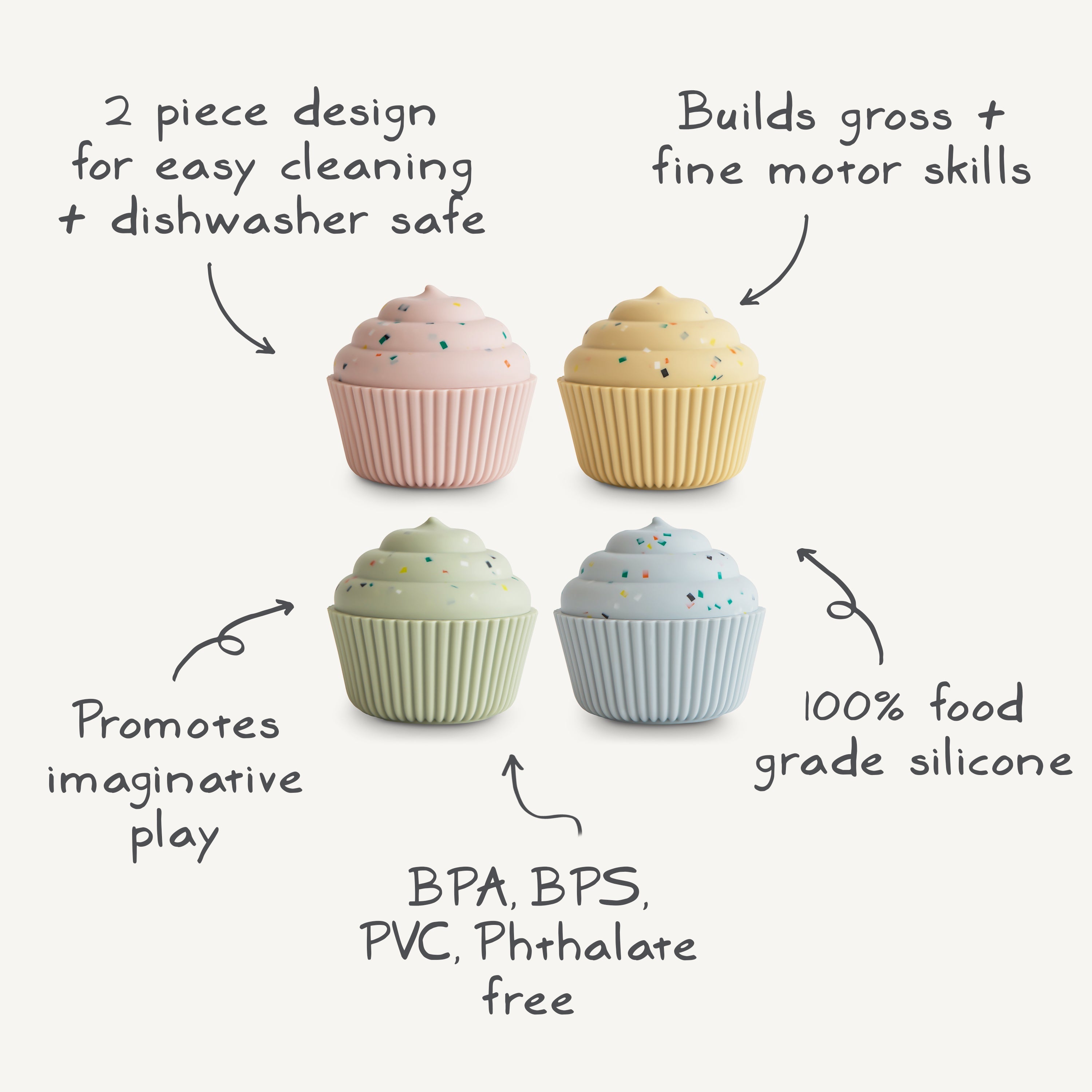 Image of Mix and Match Cupcake Toy