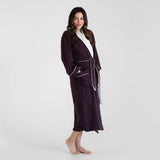 Deluxe Plush Spa Robe - Chocolate