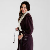 Deluxe Plush Spa Robe - Chocolate