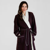 Deluxe Plush Spa Robe - Chocolate