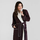 Deluxe Plush Spa Robe - Chocolate