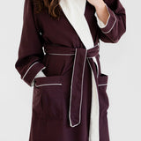 Deluxe Plush Spa Robe - Chocolate